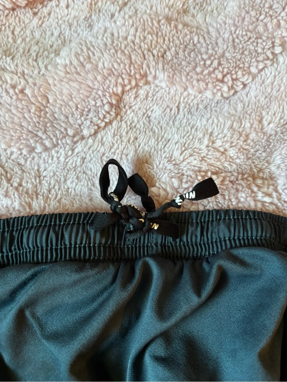 Nike Black and Purple Dri-FIT Athletic Shorts